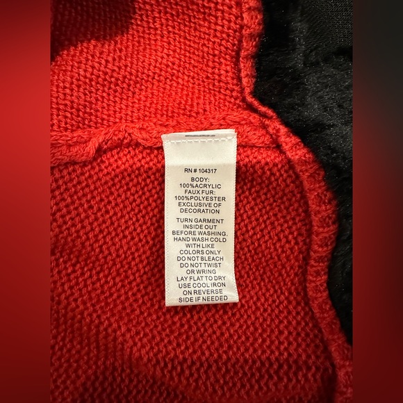 Santa Hooded Sweater Dress - Picture 8 of 8